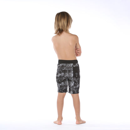 Waves Long Board Short Black Dye