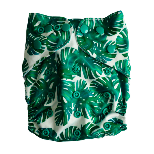 Cloth Nappy - Monstera