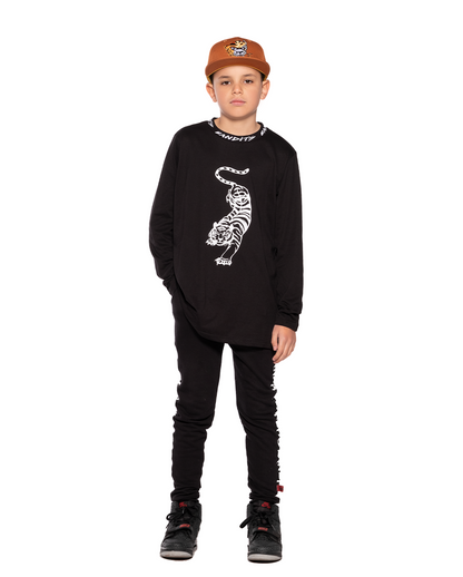 Long Sleeve Tee - Crouching Tiger