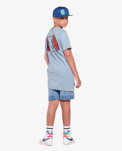 Shorts Acid Blue Denim