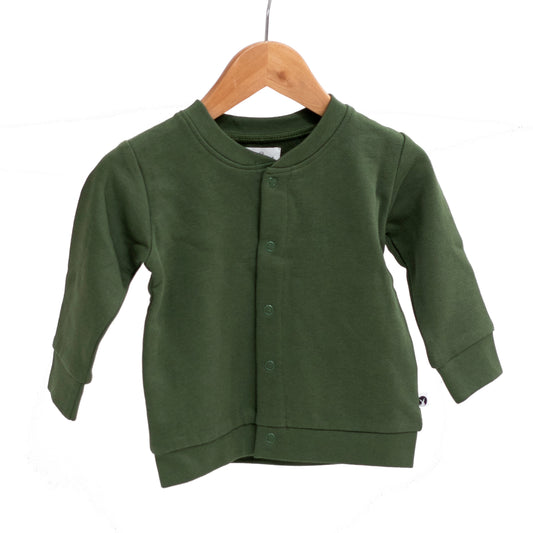 Essentials Fleece Cardigan - Pine