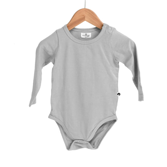 Essentials Long Sleeve Bodysuit - Grey