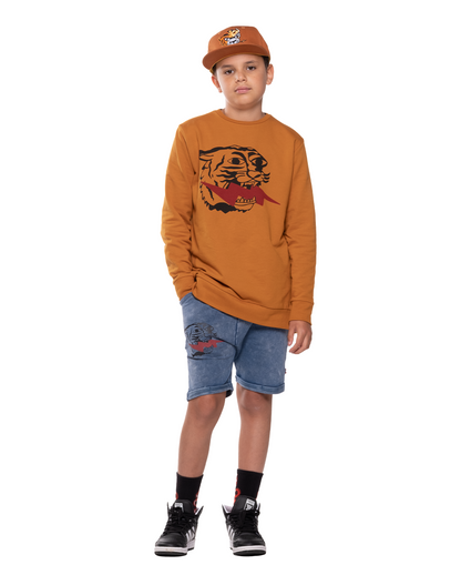 Classic Crew Lightning Tiger Fleece