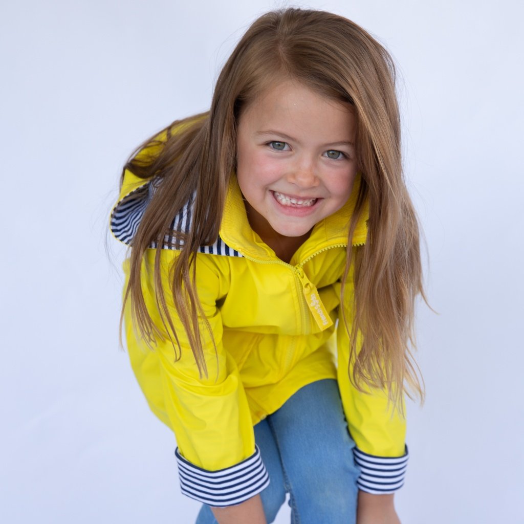 Yellow Zip Unisex Raincoat