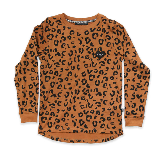 Leopard Lovers Long Sleeve Scoop Tee