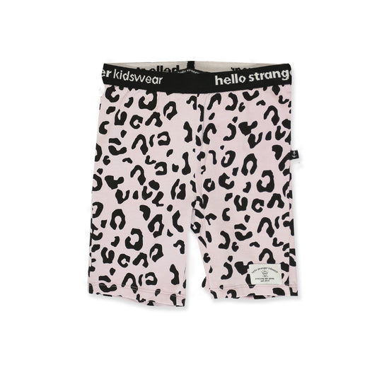 Bike Tights - Lilac Leopard