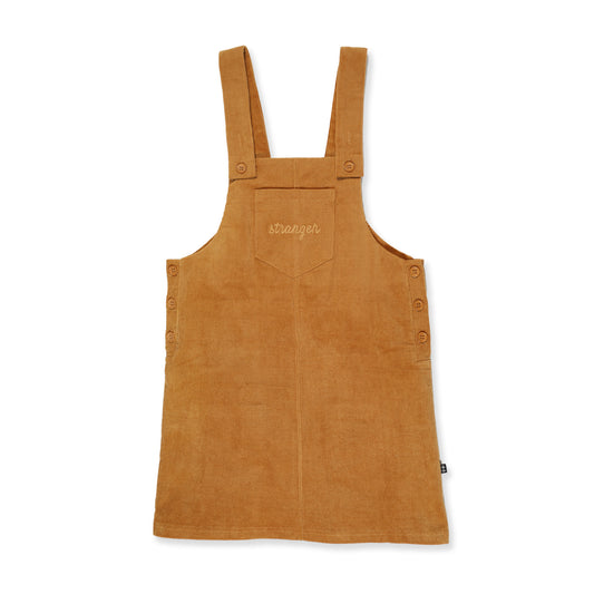 Girls Pinafore - Mustard