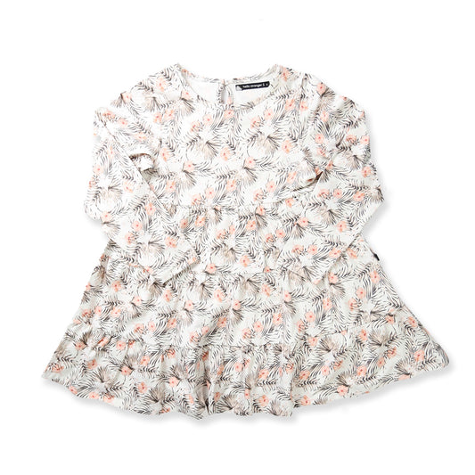 Pixie long sleeve dress - tropical