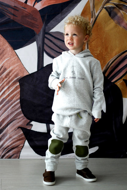 Melange Hoodie - Dirt. Mess. Noise Grey