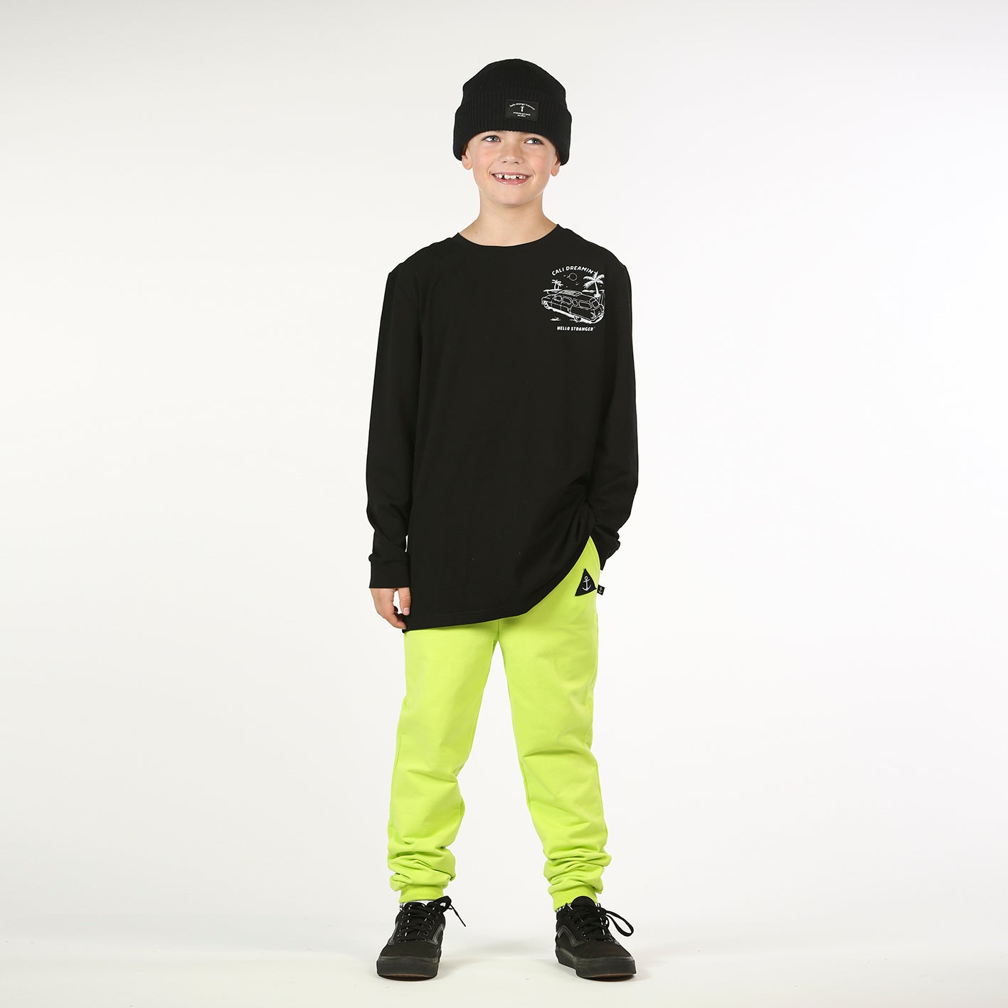 Cali Dreamin' Long Sleeve Tee Black