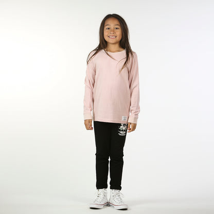 Girls Long Sleeve Classics Tee Dusty Pink