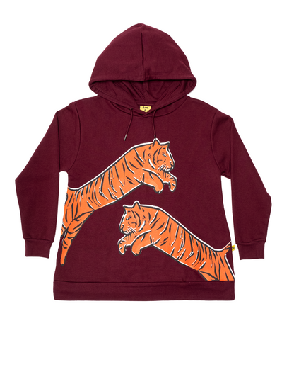 Hood Crew Leaping Tiger