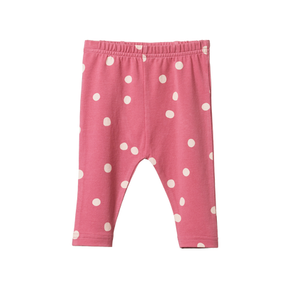 Leggings Speckle Raspberry 0-3m