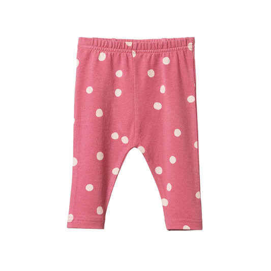 Leggings Speckle Raspberry 0-3m