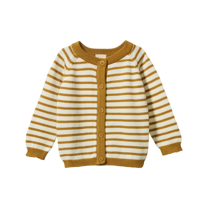 Piper Cardigan Palm Sailor Stripe