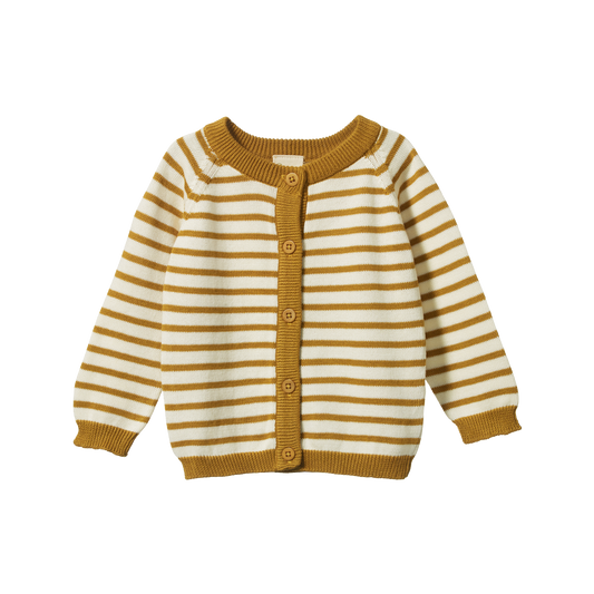 Piper Cardigan Palm Sailor Stripe
