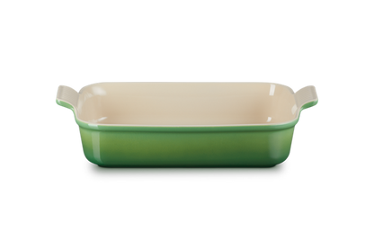 Heritage Rect Dish 32cm Bamboo Green