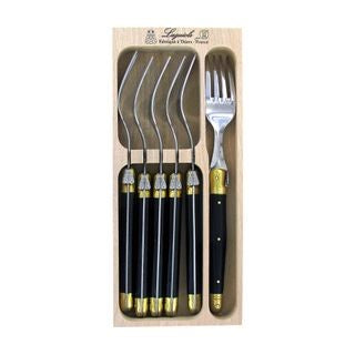 Verdier Fork Set6 Brass Bolsters