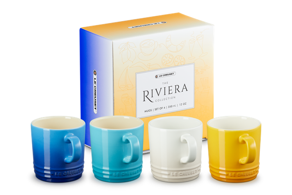 Riviera Mugs 350ml Set4