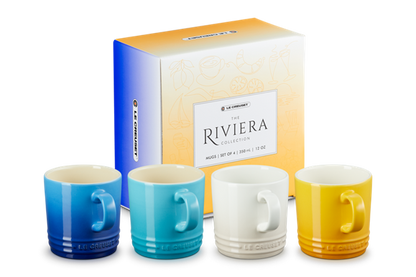 Riviera Mugs 350ml Set4