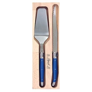 Verdier Cake Server Navy