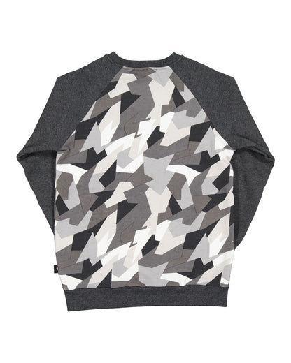 Radicool Dude Camouflage Raglan Crew