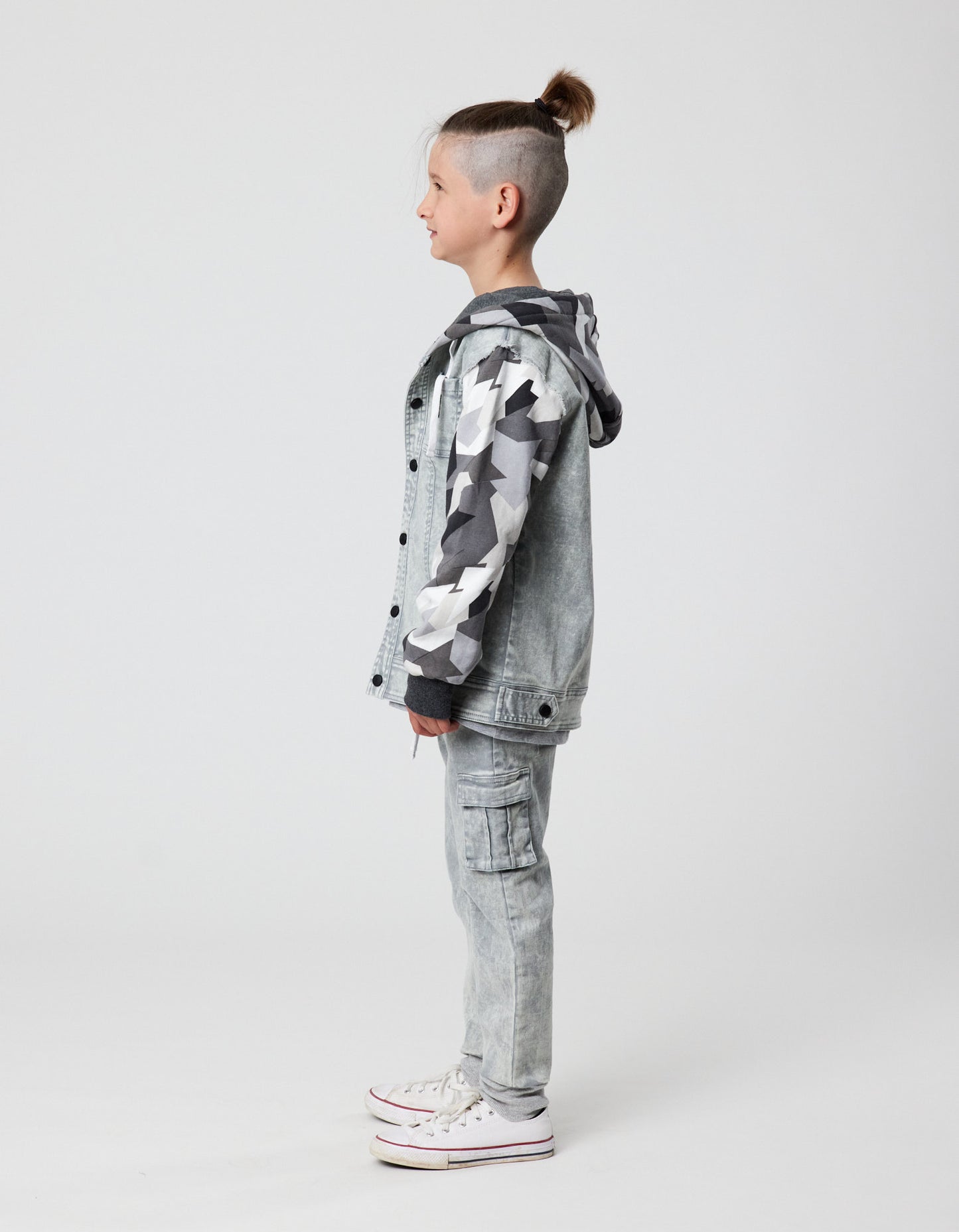 Radicool Dude Geo Camo Denim Jacket