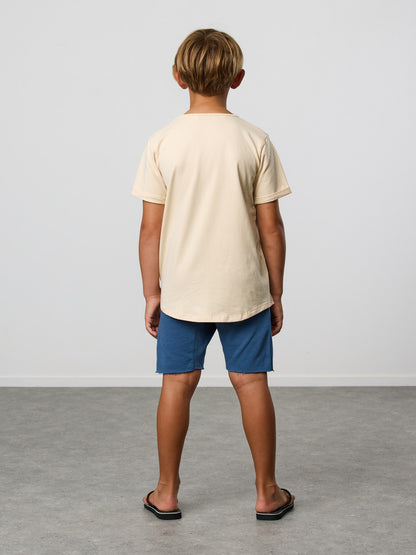 Rad Tribe tee in sand