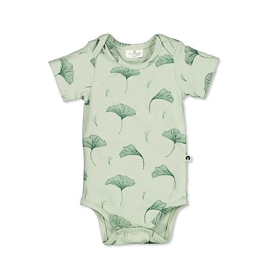 Short Sleeve Bodysuit - Gingko