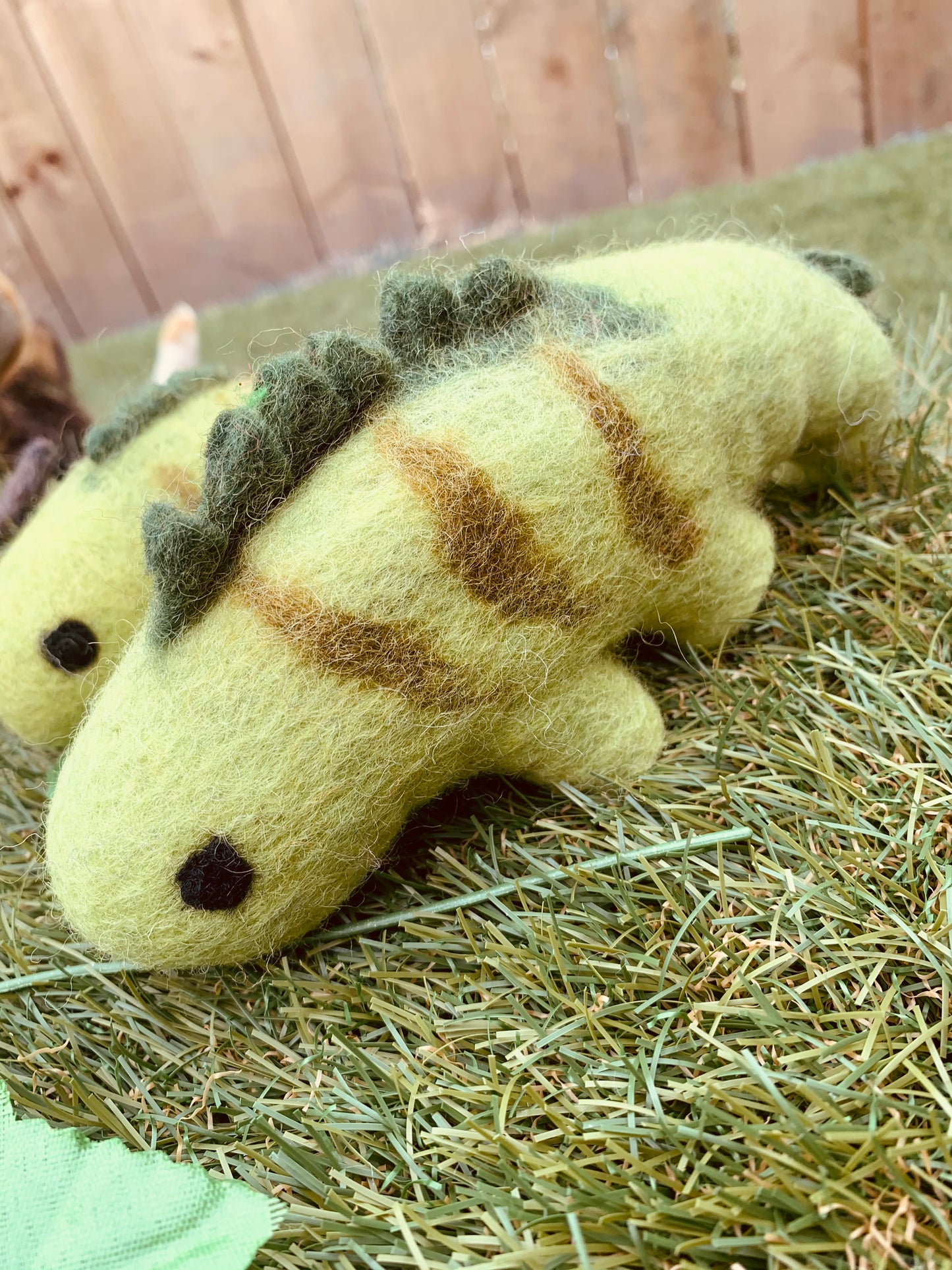 Felt Stegosaurus dinosaur - small