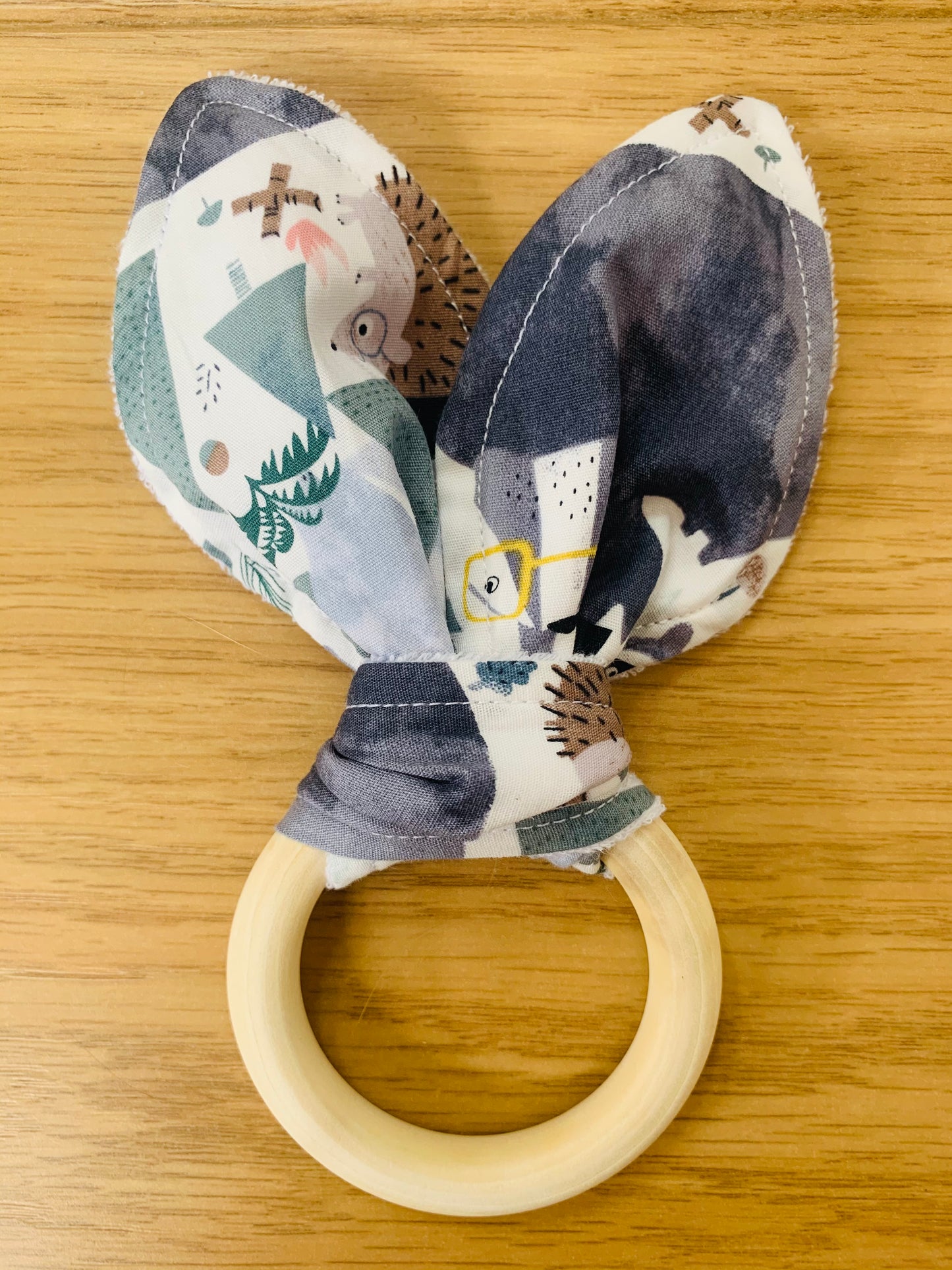Bunny Ear Teething ring