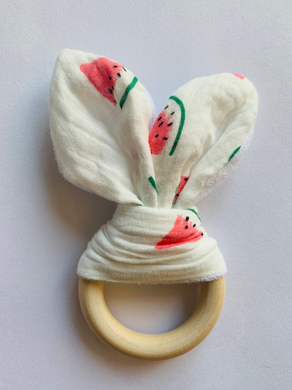 Bunny Ear Teething ring