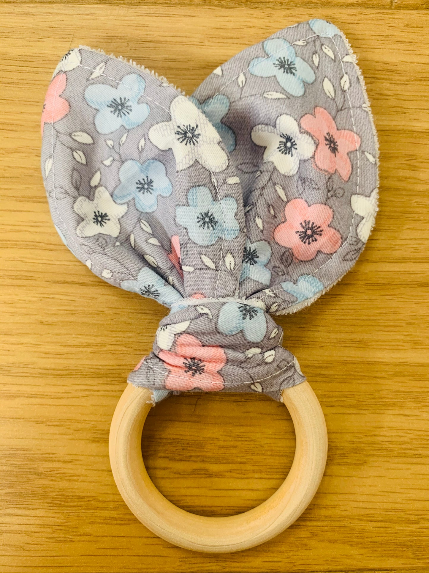 Bunny Ear Teething ring