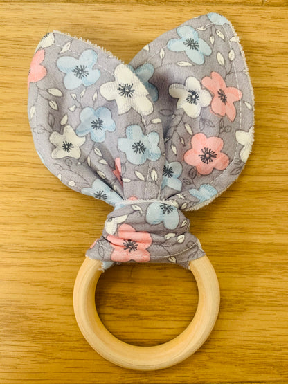 Bunny Ear Teething ring