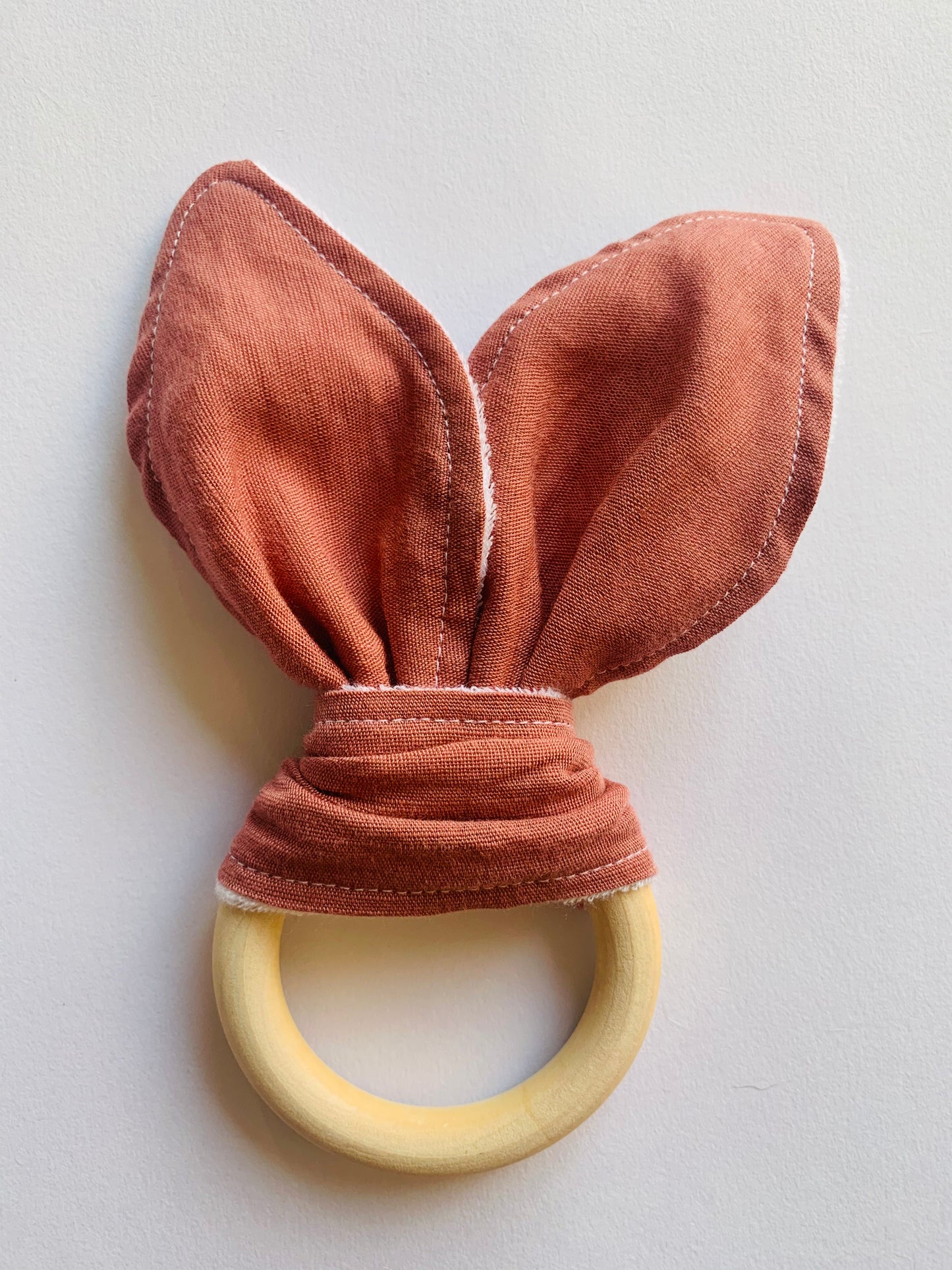 Bunny Ear Teething ring
