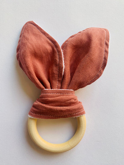 Bunny Ear Teething ring