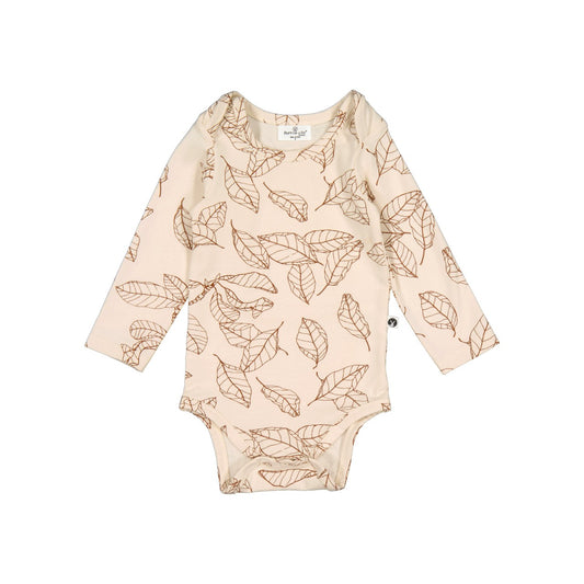 Long Sleeve Bodysuit - Leaves