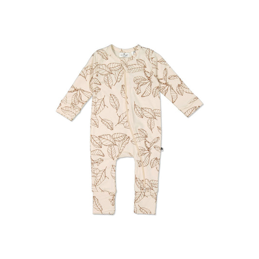 Zip Suit - Leaves