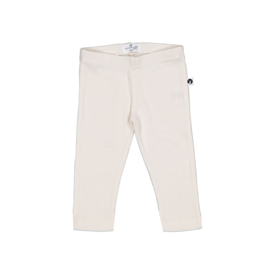 Rib Leggings - Natural