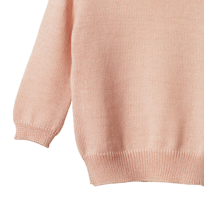 Merino Knit Pullover Rose Dust