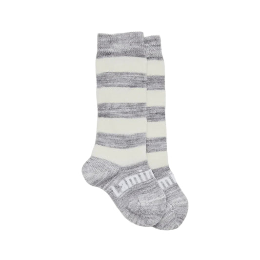 Merino Knee High Socks - Pebble