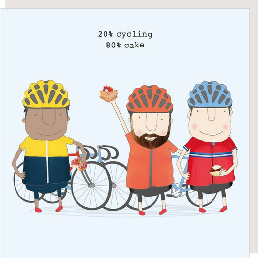 Card - Cycling Cake Boy