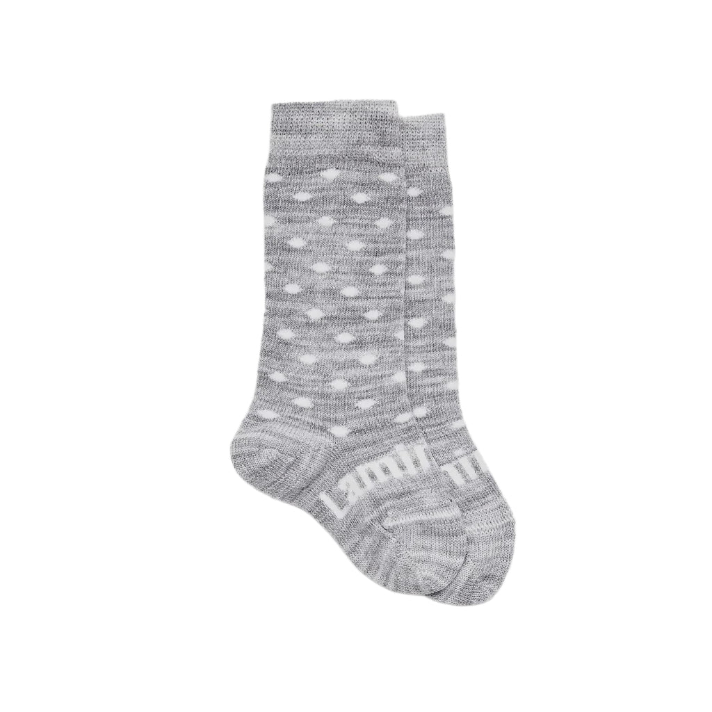 Merino Knee High Socks - Snowflake